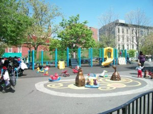 The Underhill Playground in Prospect Heights, Brooklyn.